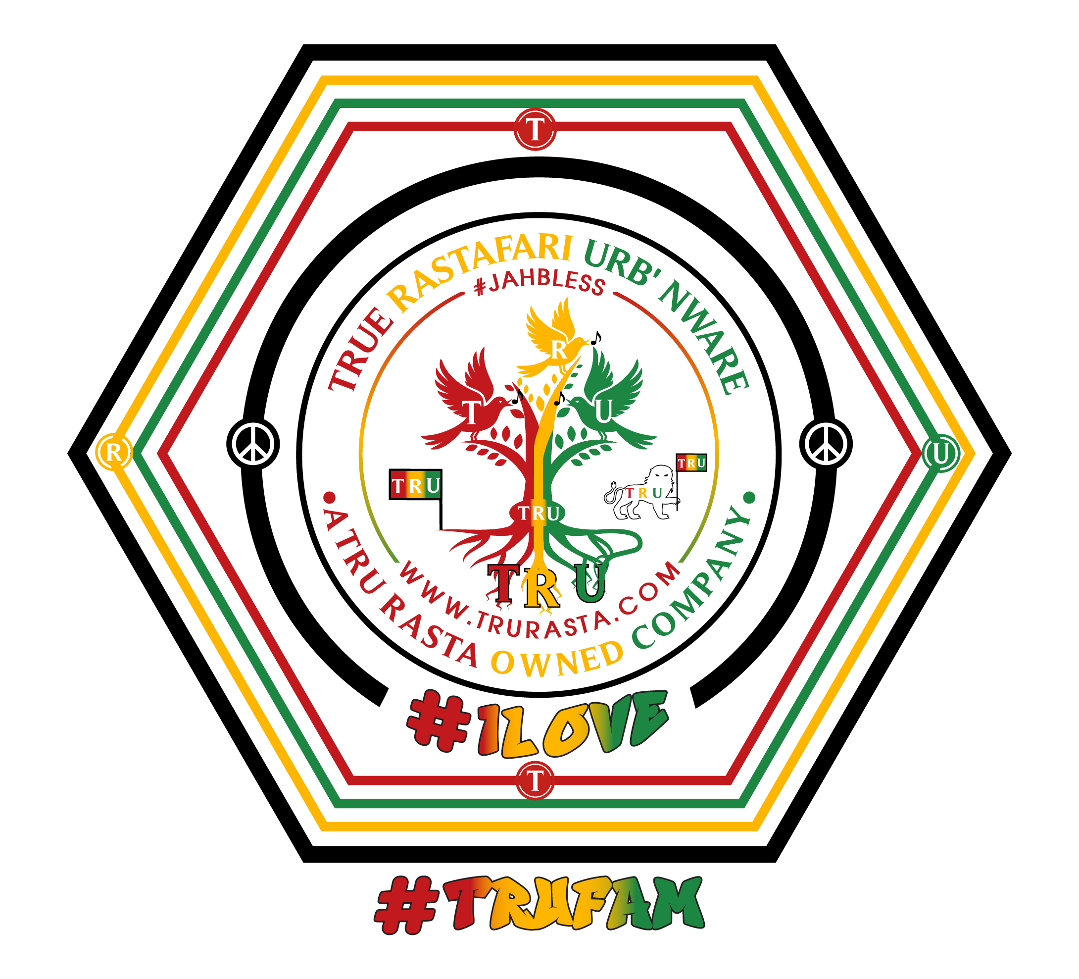 TRUE RASTAFARI URB'NWARE LOGO