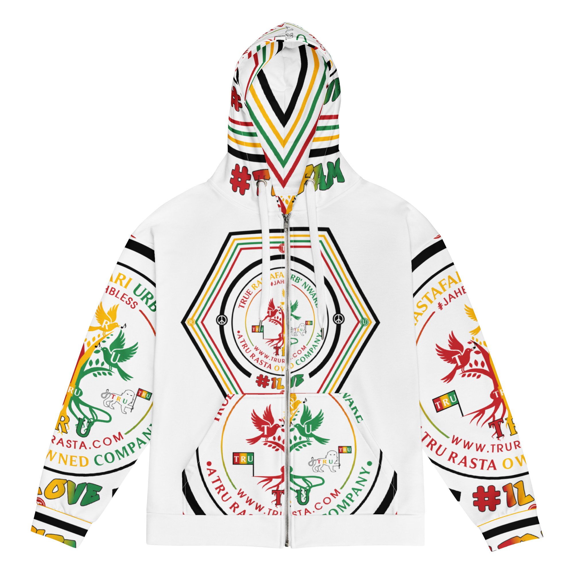 Unisex zip TRUhoodie