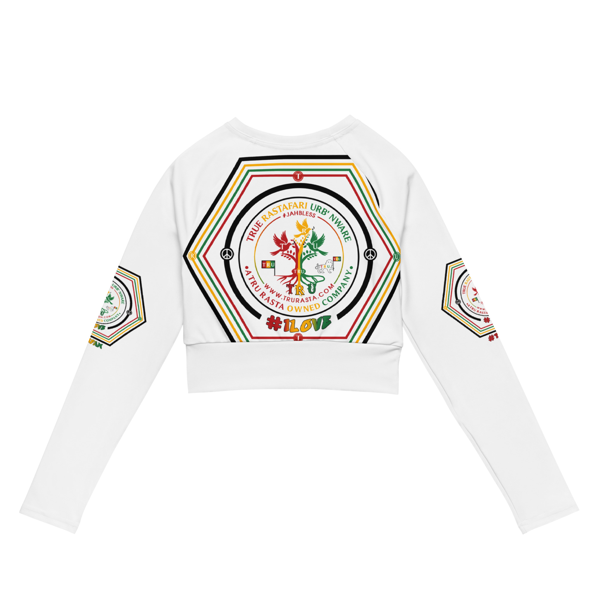 TRU Recycled long-sleeve crop top - Image 2
