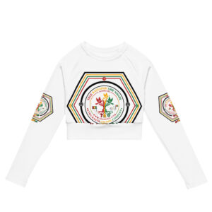 TRU Recycled long-sleeve crop top