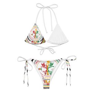 TRU All-Over Print Recycled String Bikini
