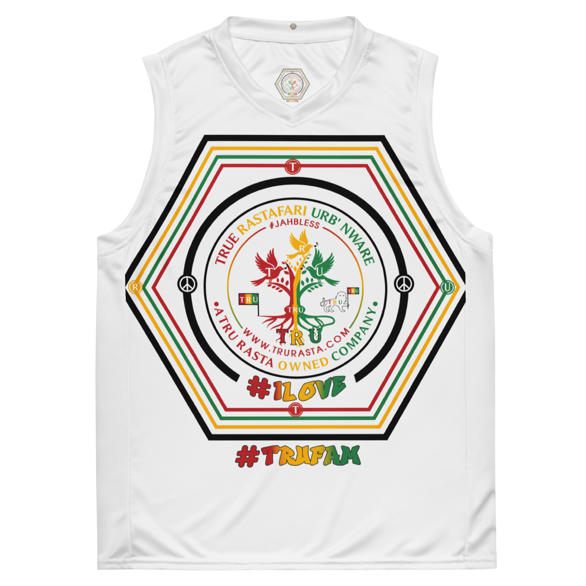TRU Recycled unisex basketball jersey