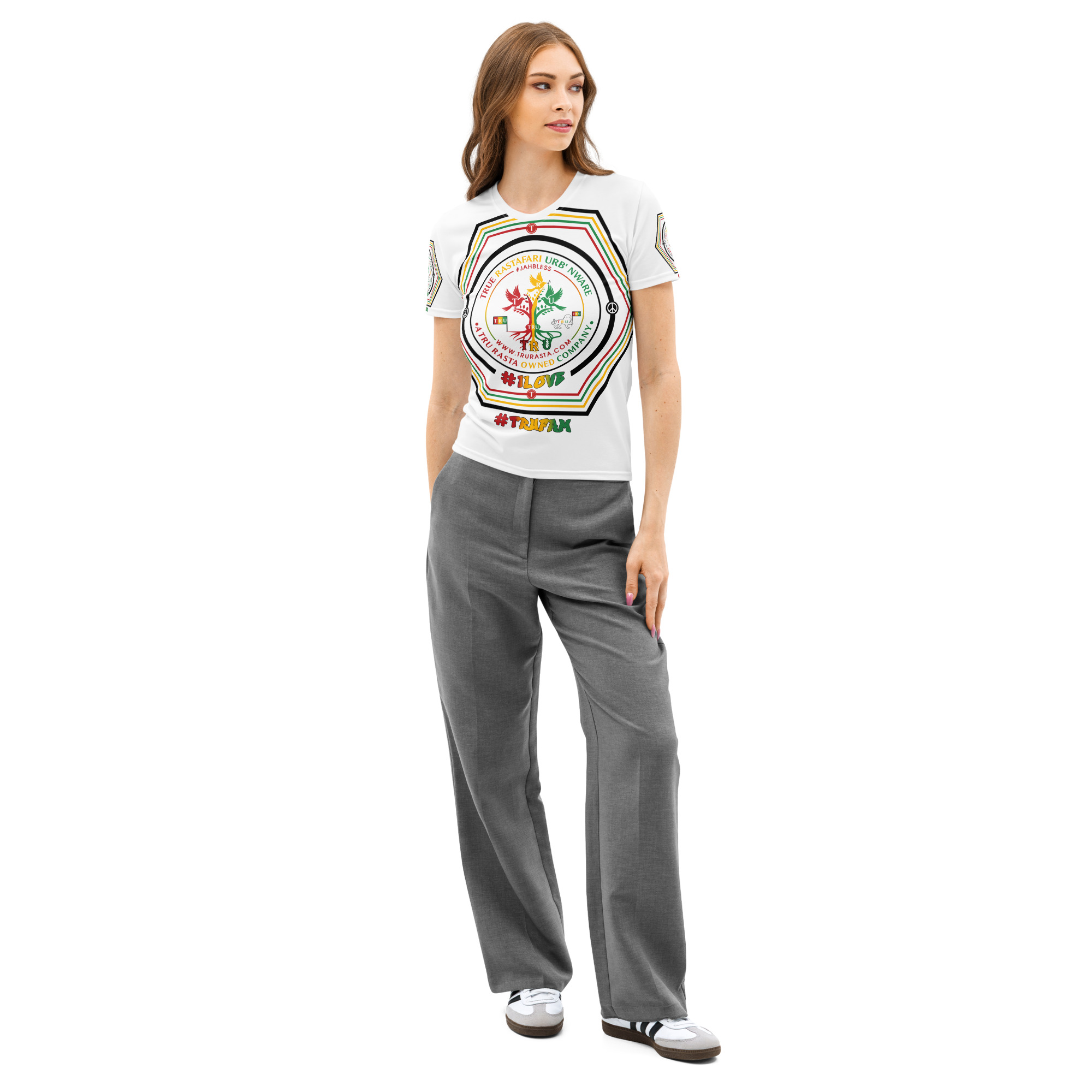 TRU Women’s Cotton Crew Neck T-Shirt - Image 2