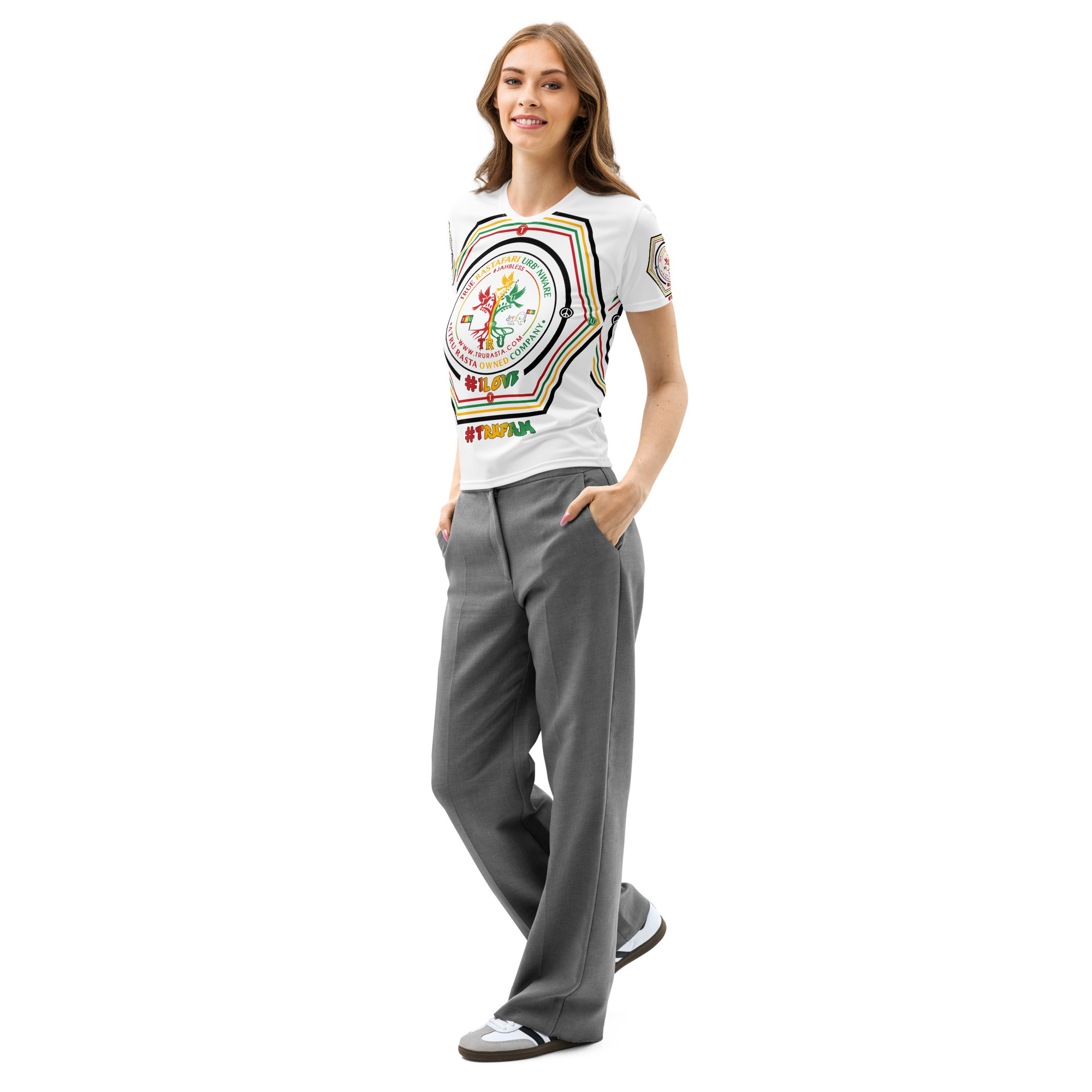 TRU Women’s Cotton Crew Neck T-Shirt - Image 3