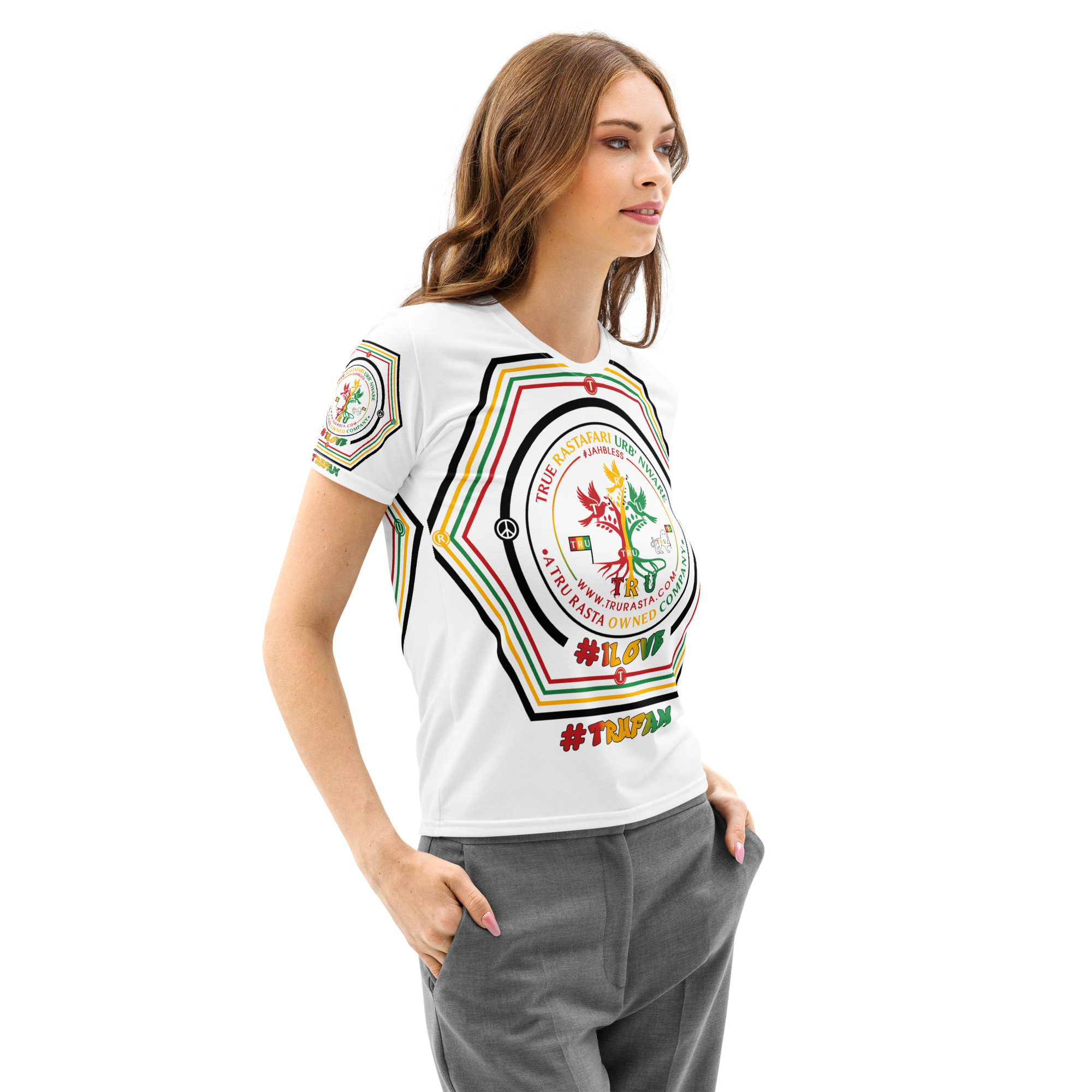 TRU Women’s Cotton Crew Neck T-Shirt - Image 4