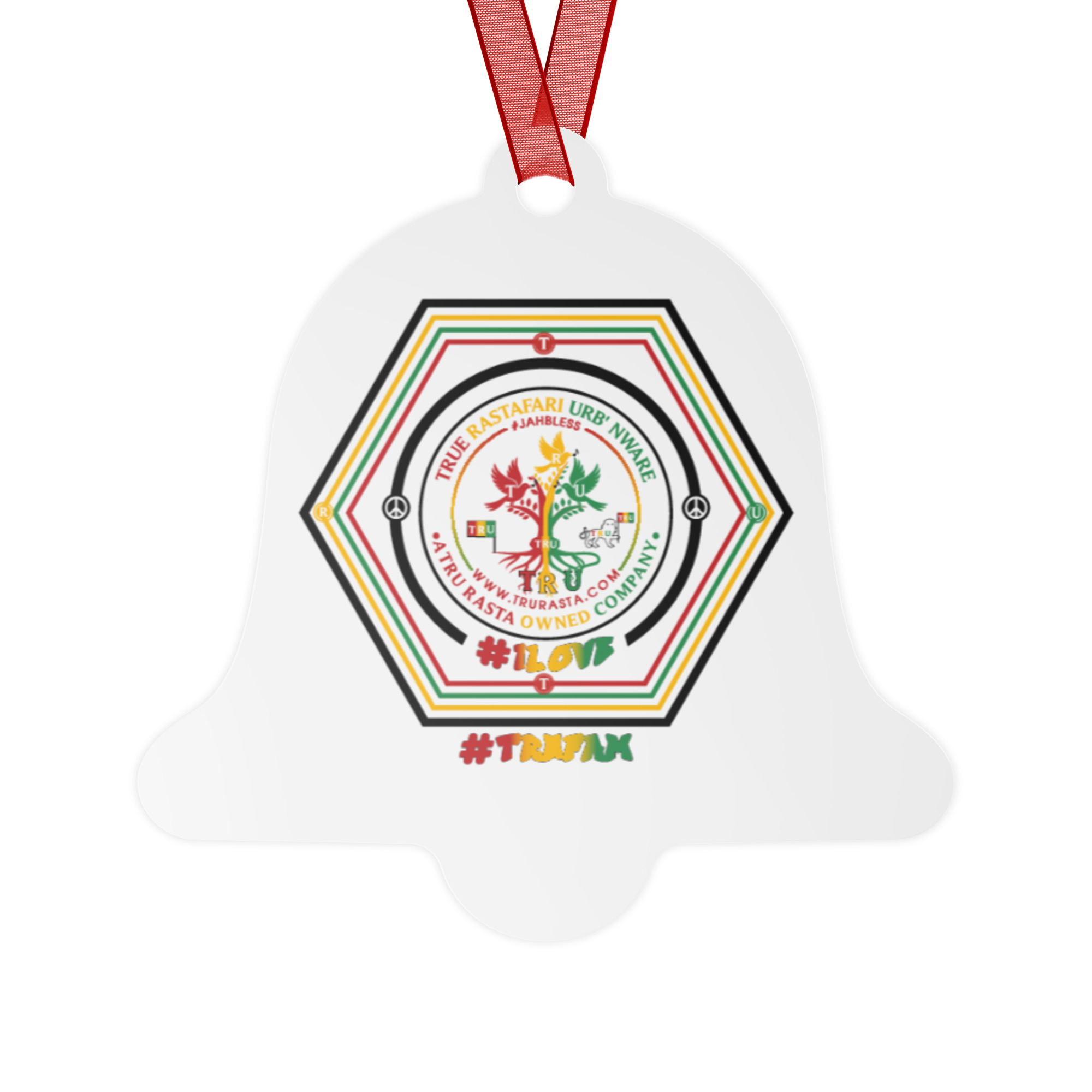 TRU double-sided ceramic ornaments