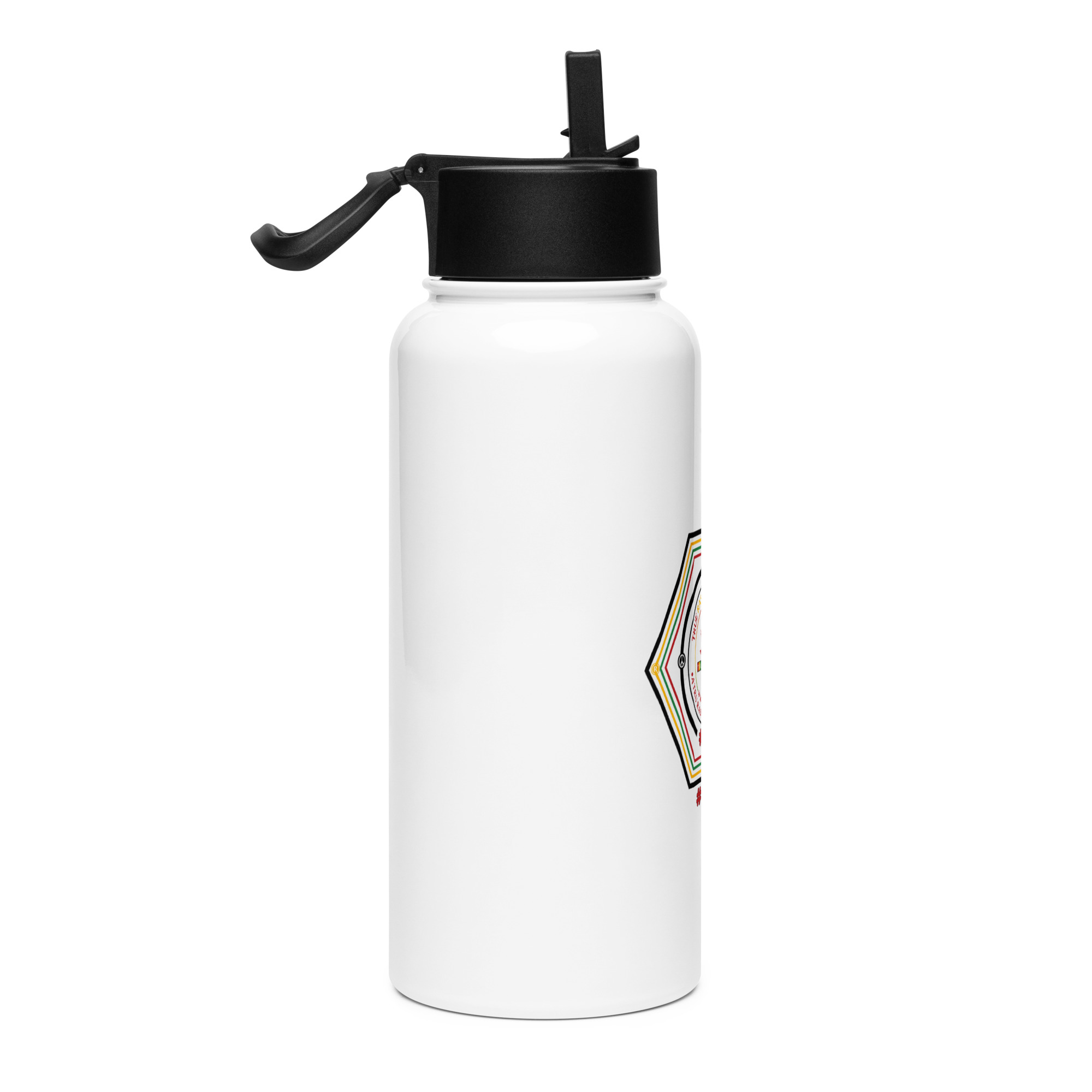 TRU Stainless Steel Water Bottle With a Straw Lid - Image 4