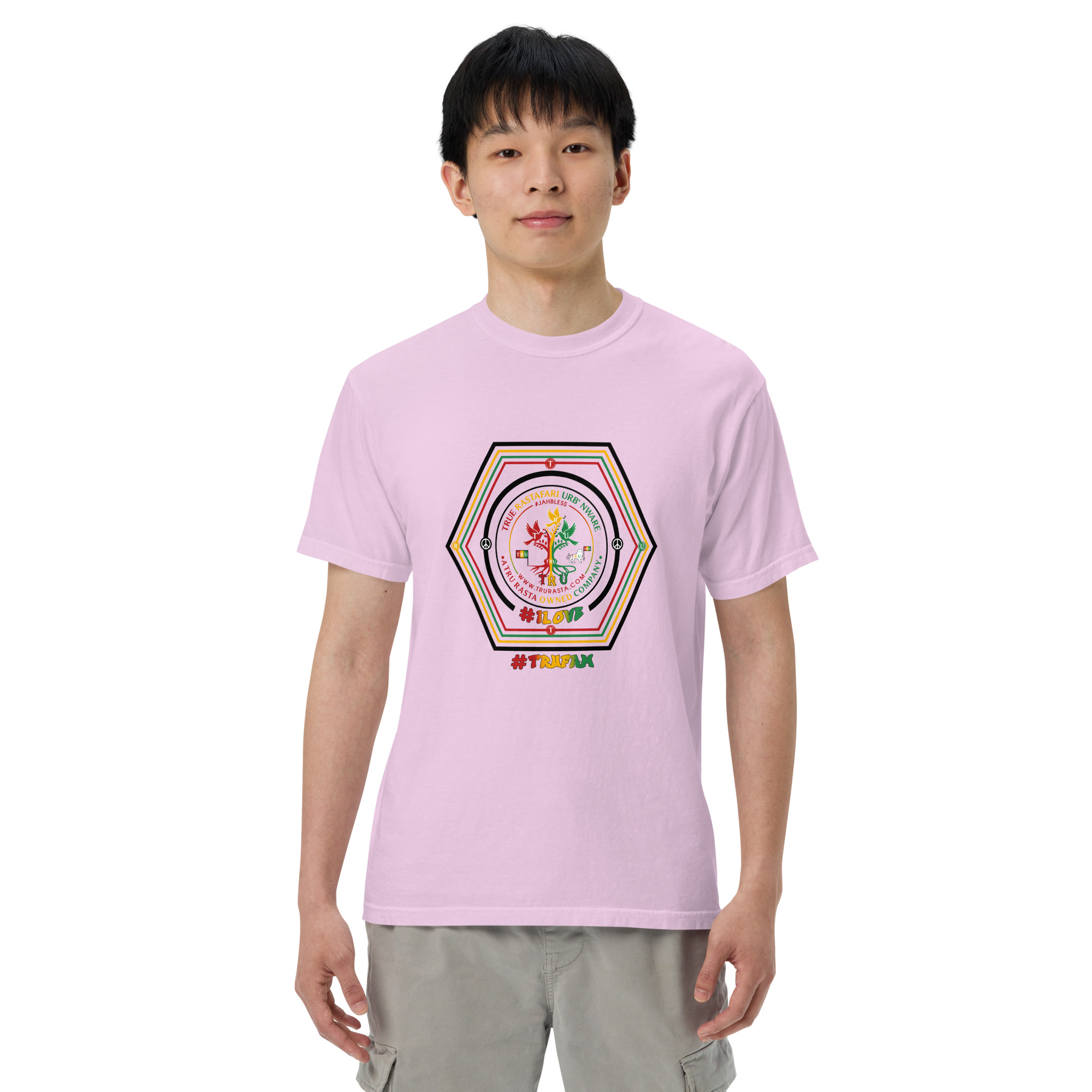 TRU Unisex garment-dyed heavyweight t-shirt