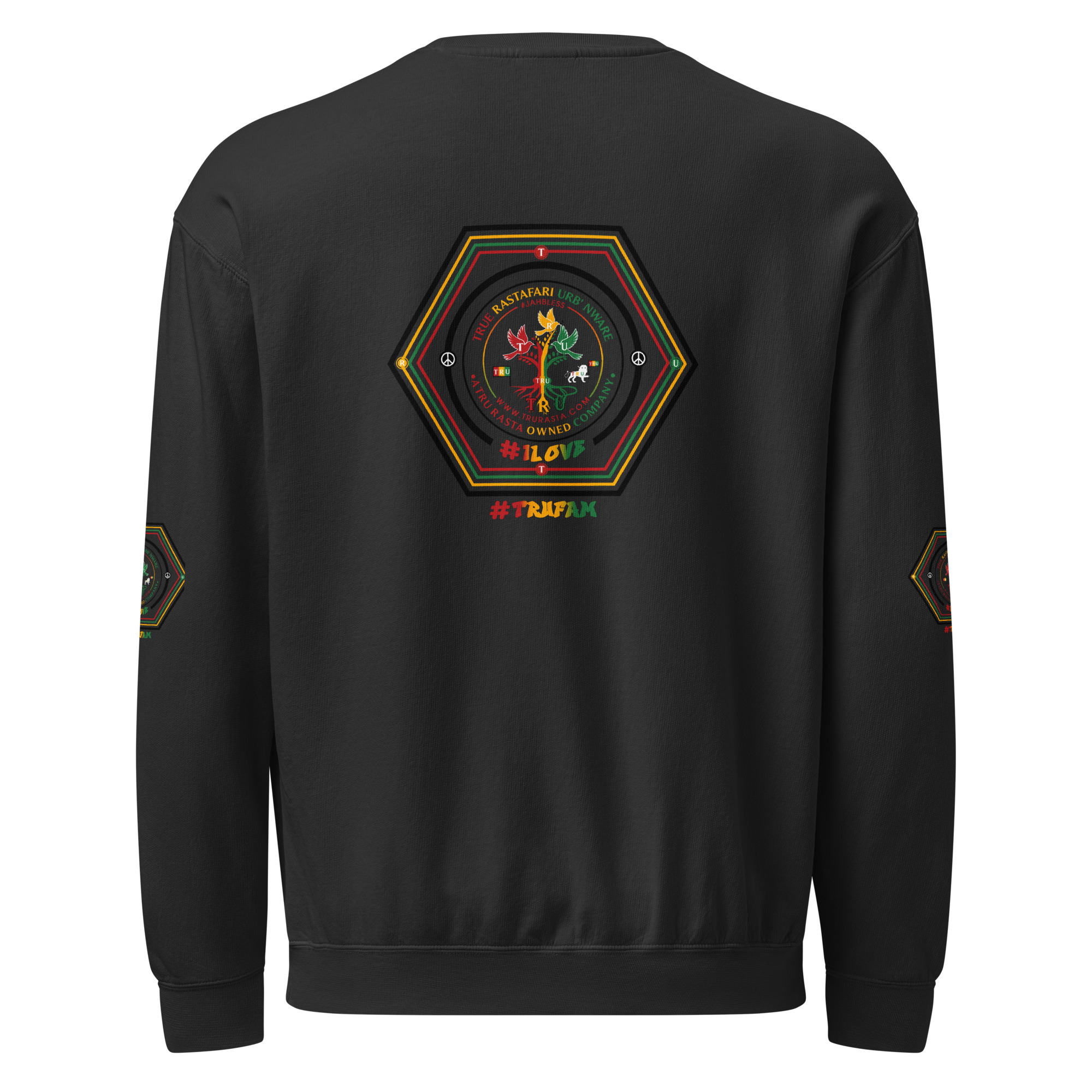 TRU Unisex Garment-dyed Fleece Crewneck Sweatshirt
