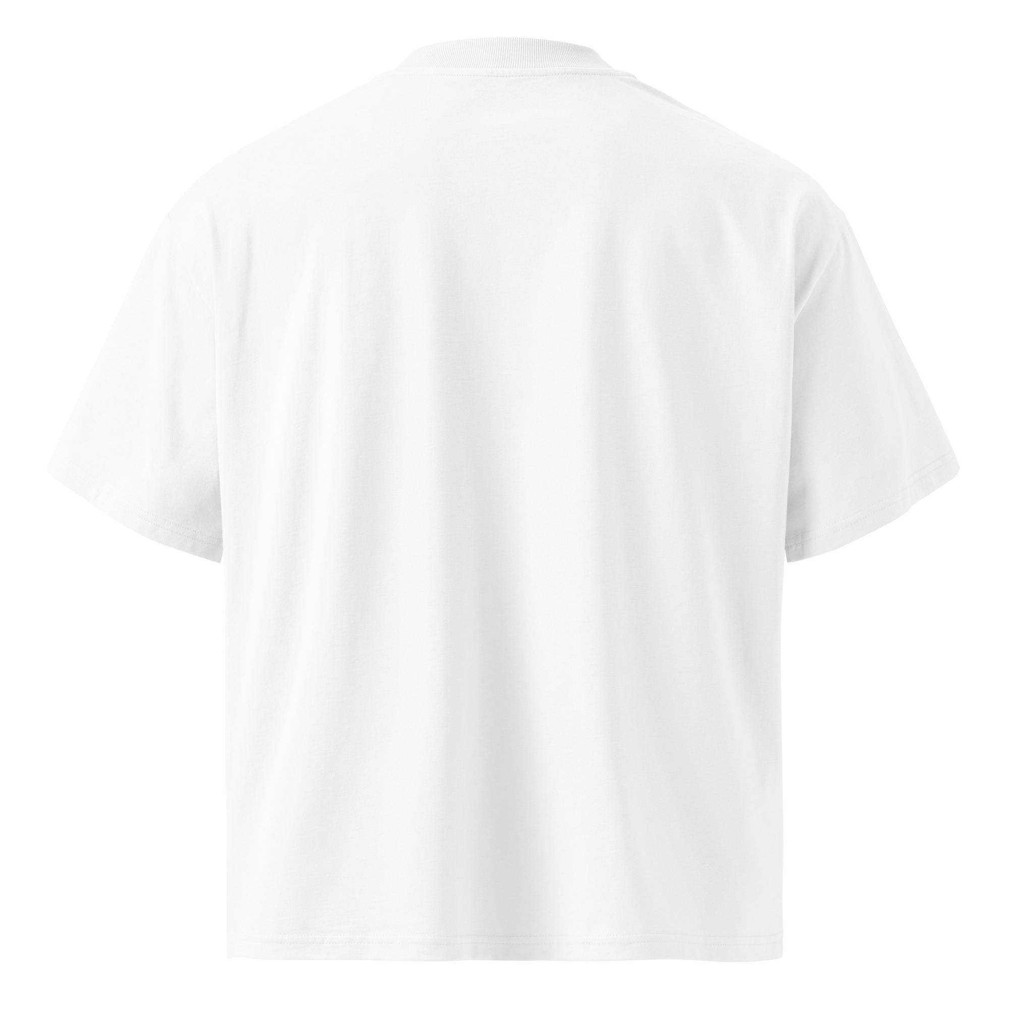 TRU Unisex organic oversized high neck t-shirt - Image 2