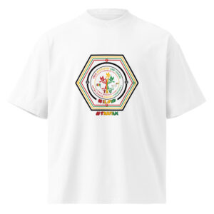 TRU Unisex organic oversized high neck t-shirt