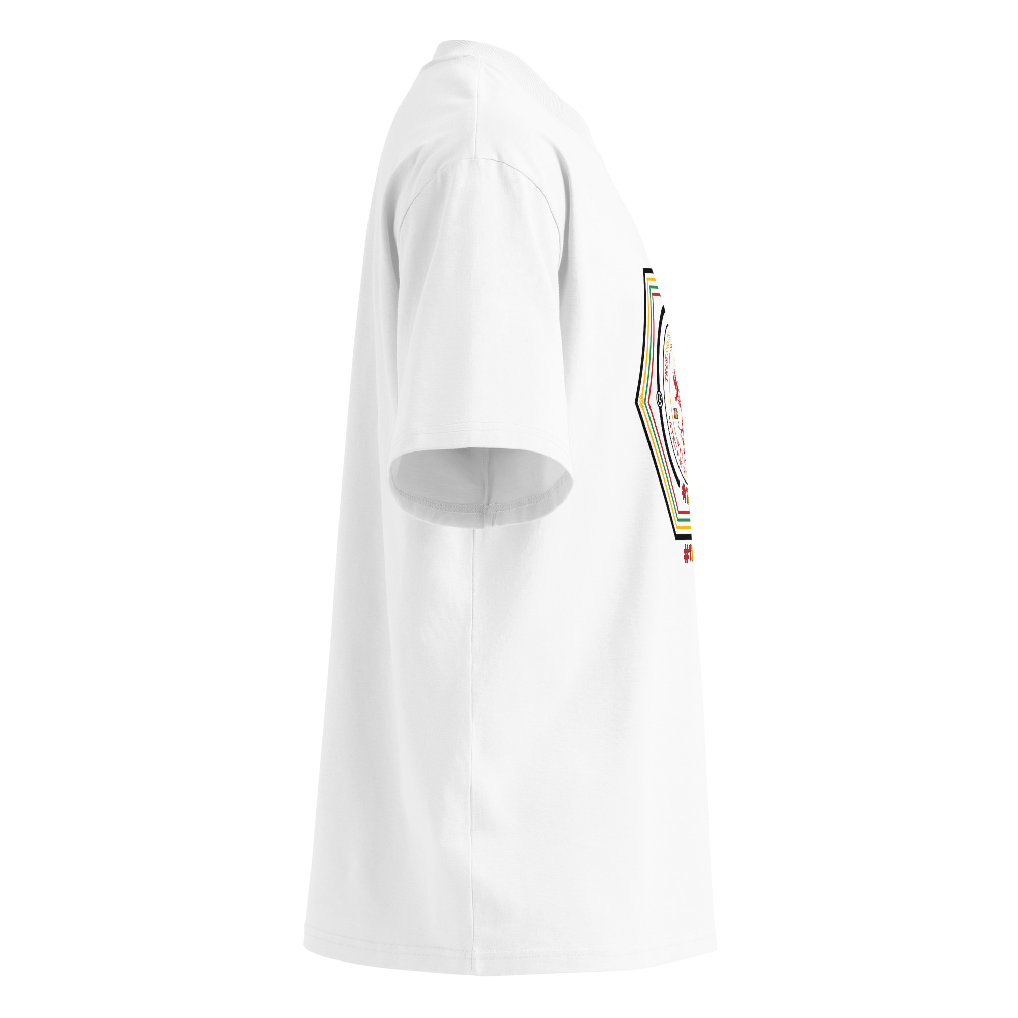 TRU Unisex organic oversized high neck t-shirt - Image 3