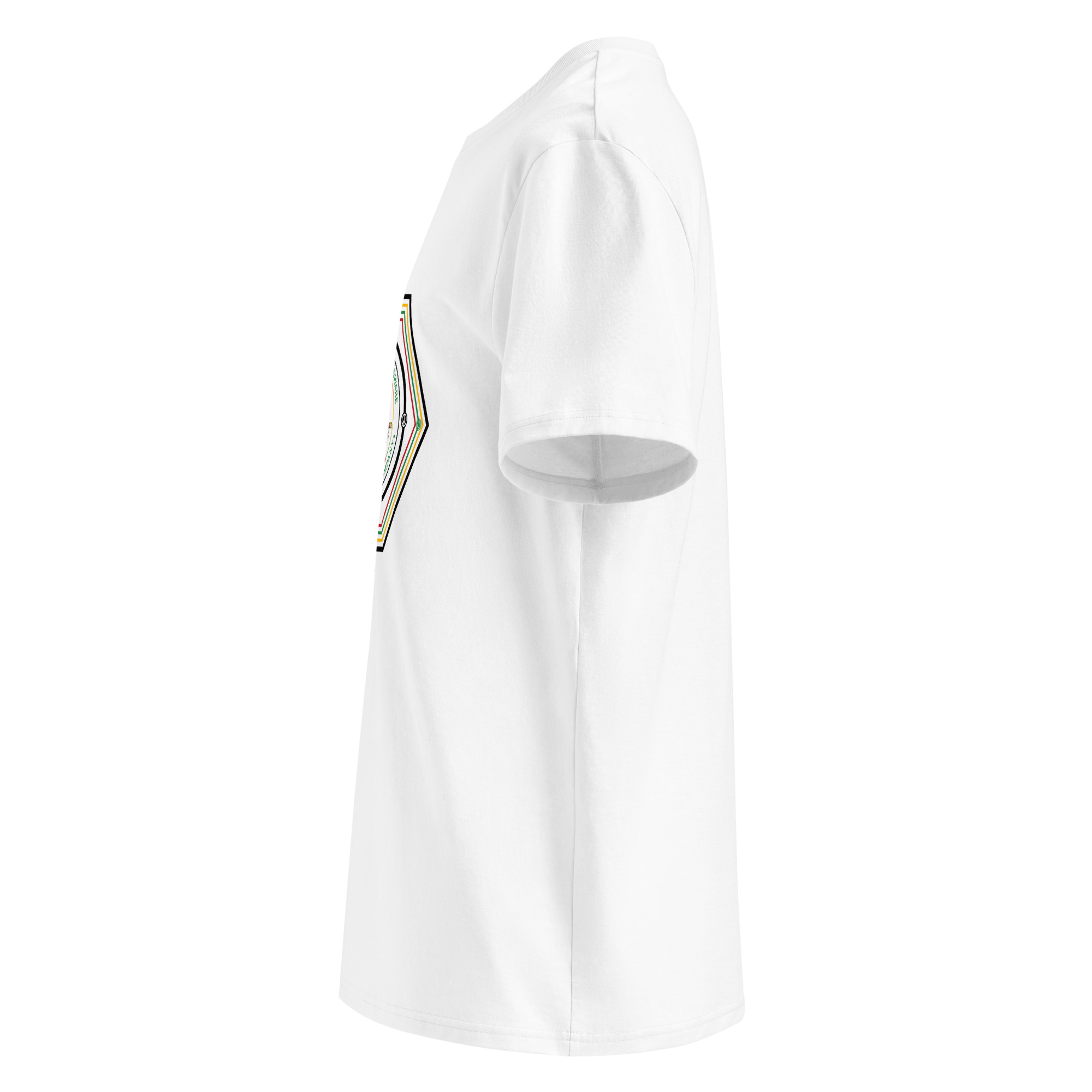 TRU Unisex Organic Ribbed Neck T-Shirt - Image 3