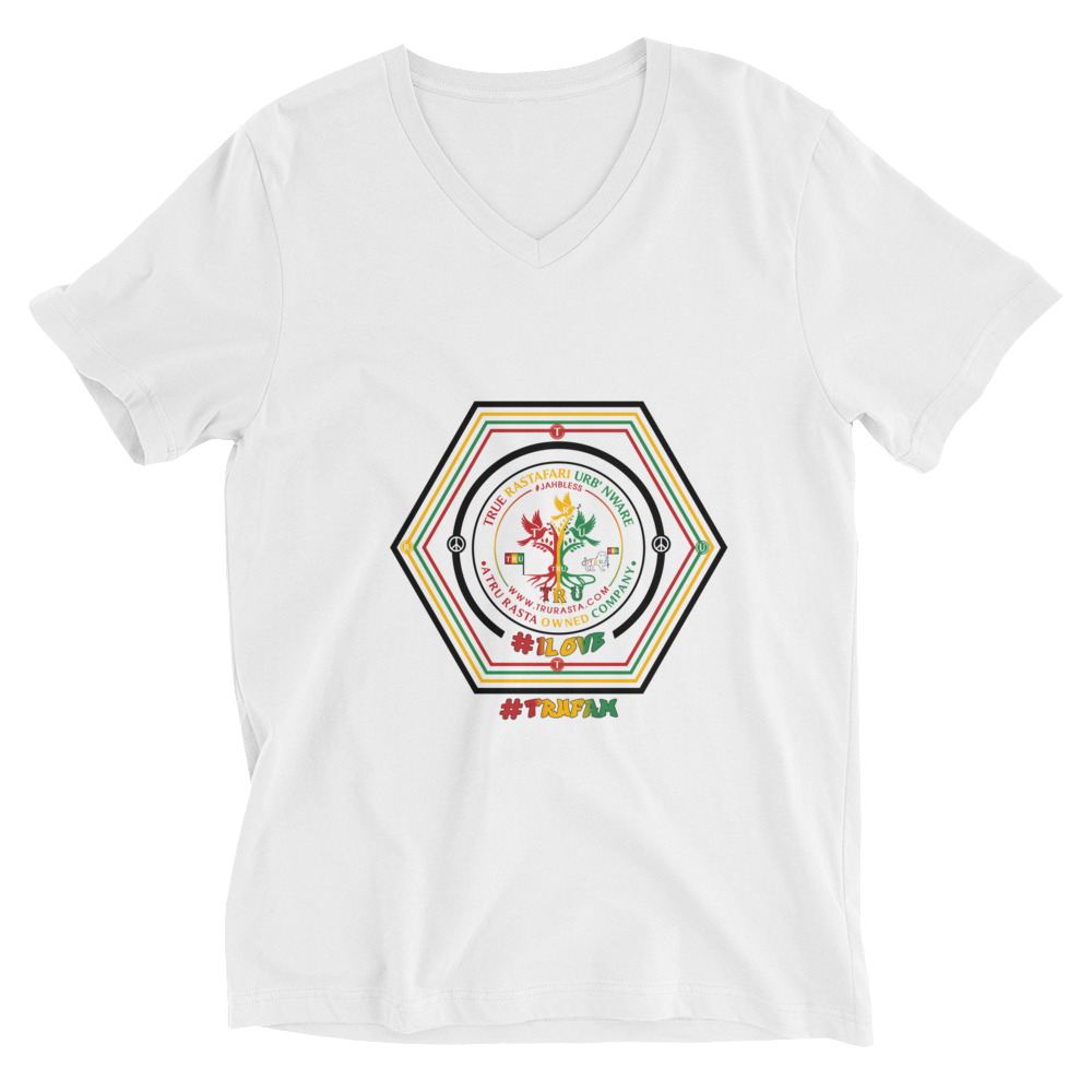 TRU Unisex Short Sleeve V-Neck T-Shirt