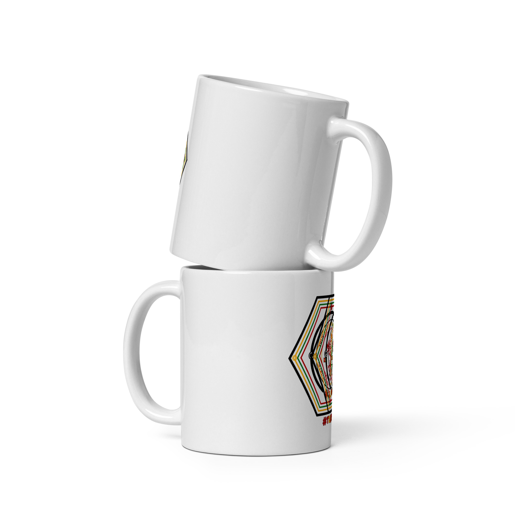TRU White glossy mug
