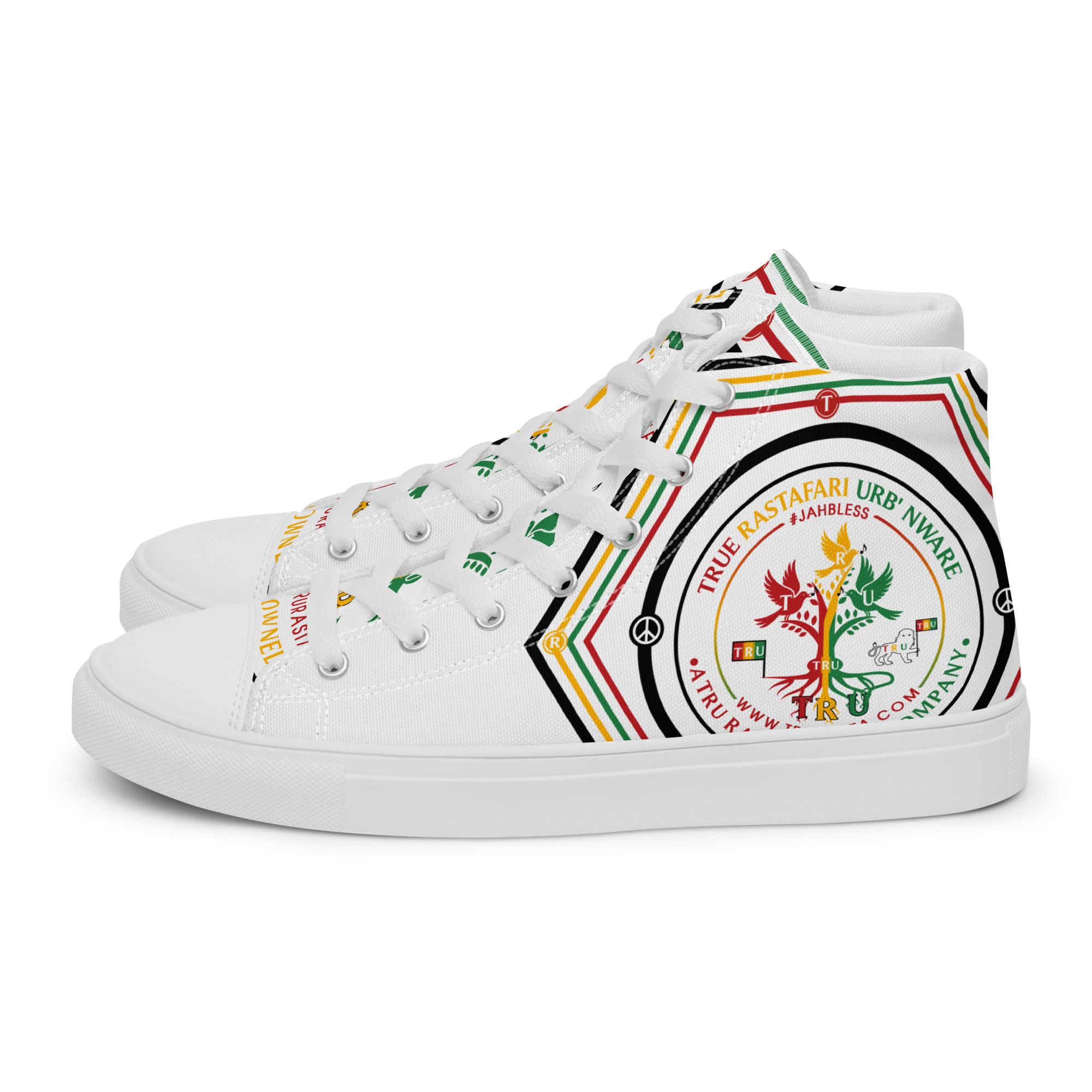 TRU Women’s High Top Canvas Shoes - Image 4