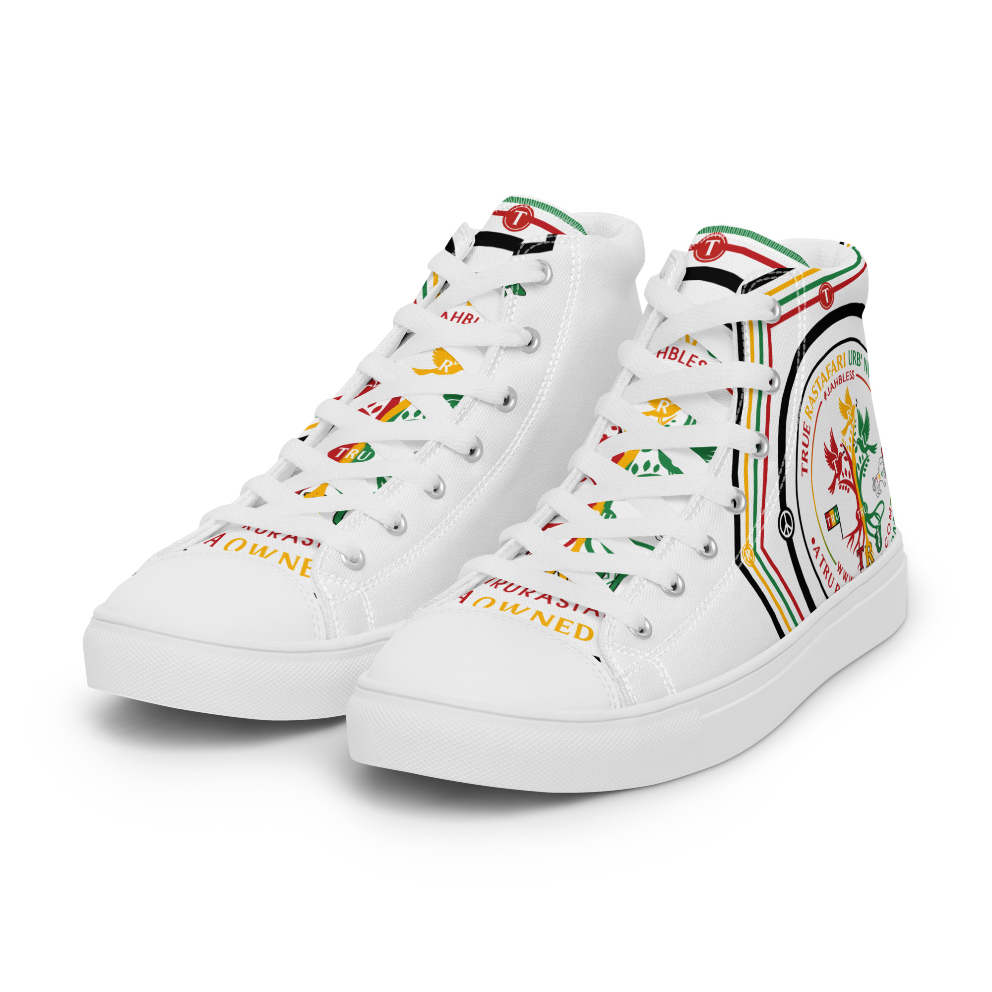 TRU Women’s High Top Canvas Shoes - Image 6