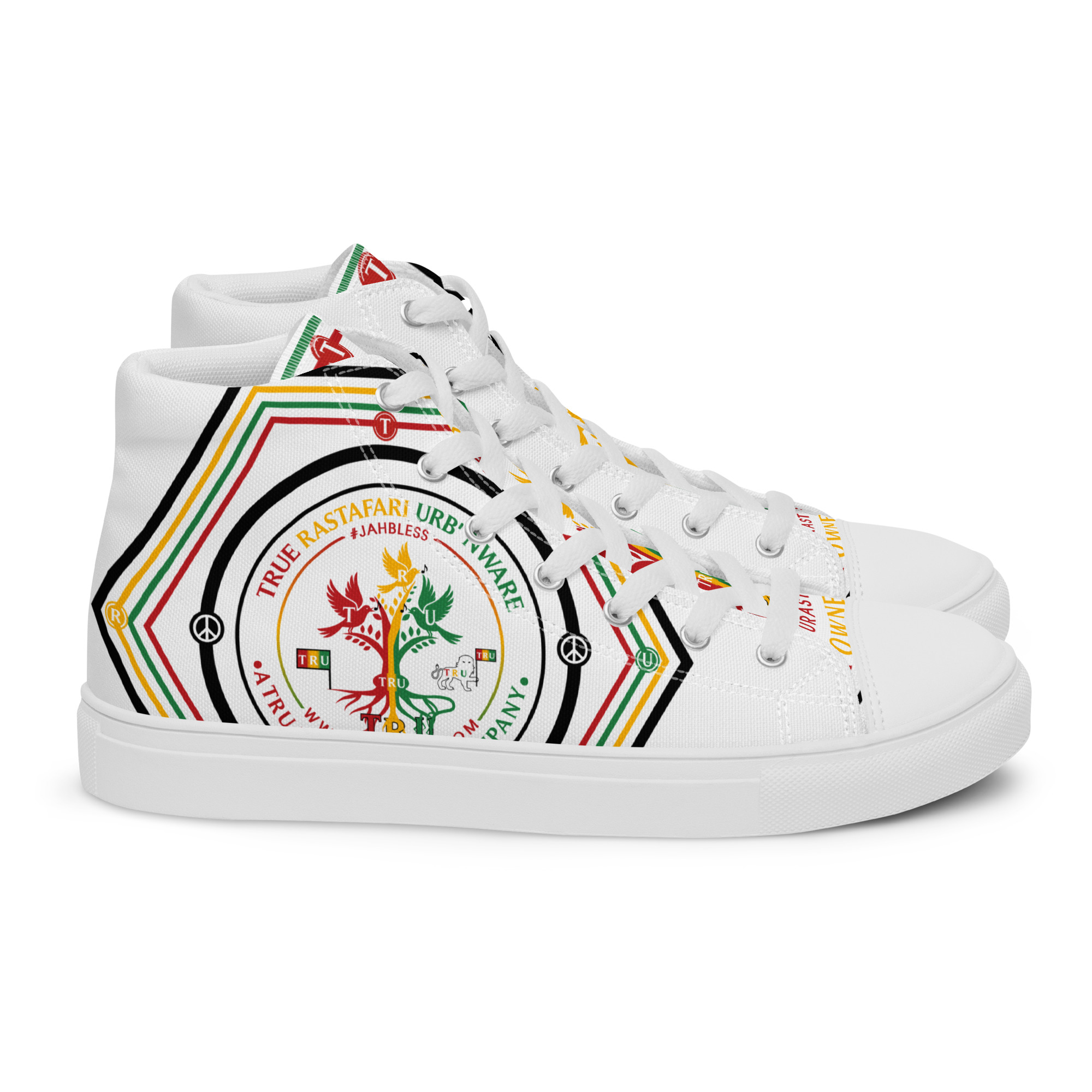 TRU Women’s High Top Canvas Shoes - Image 7