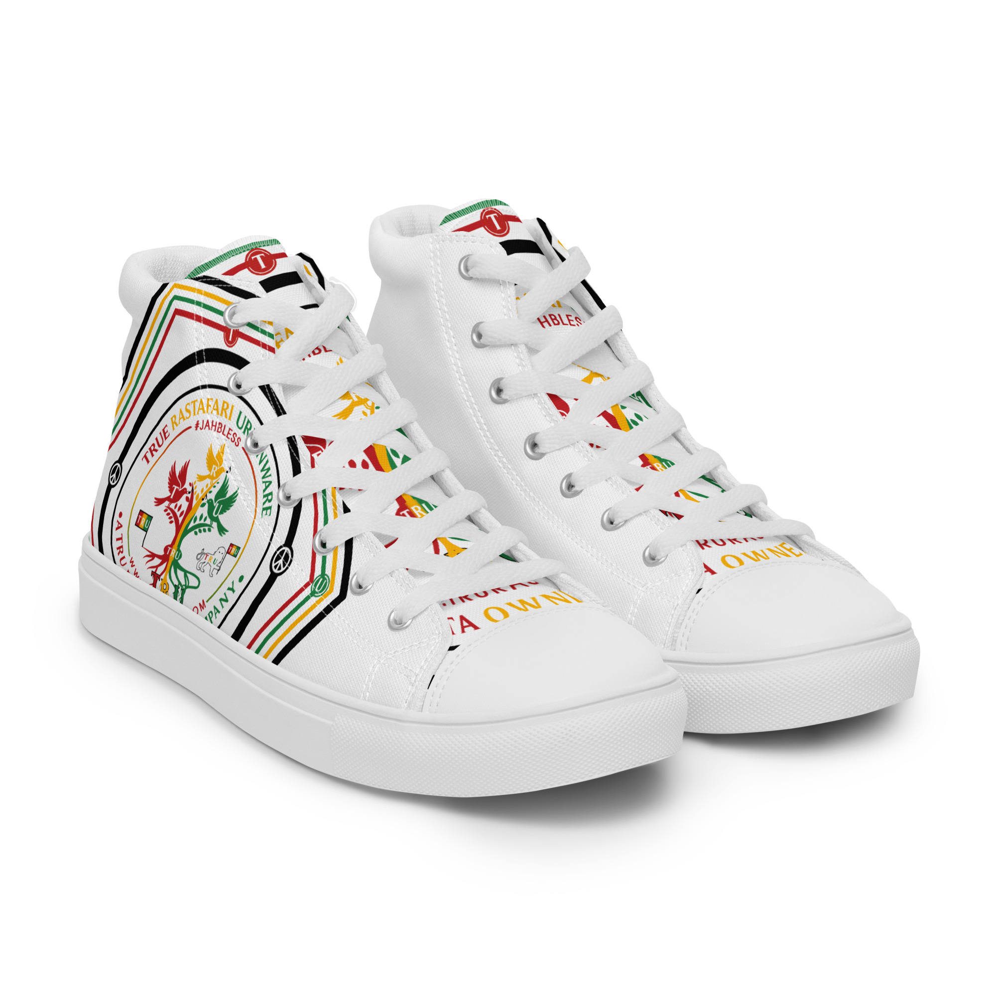 TRU Women’s High Top Canvas Shoes - Image 9